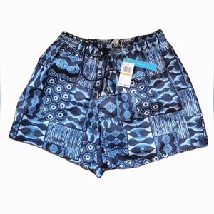 Bleu Rod Beattie Boys Swim Trunks Geometric Pattern NWT
